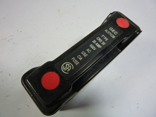 GEC Alsthom CRS30 Fuse Holder 30 Amp 600V 1P USED