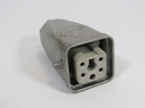 Contact H-A 10.4320 Connector Receptacle 600V w/ H-A 3MTGV Enclosure USED