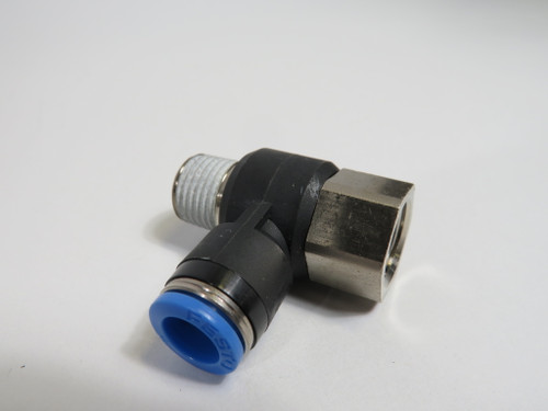 Festo 153186 QSTF-1/4-8-B Push-In T-Fitting 1/4" Thread 8mm Tubing OD ! NOP !