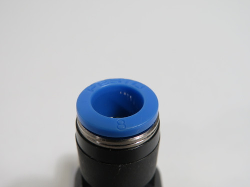 Festo 153186 QSTF-1/4-8-B Push-In T-Fitting 1/4" Thread 8mm Tubing OD ! NOP !