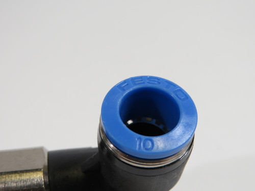 Festo 153279 QSLF-1/4-10 Push-In L-Fitting G1/4" Thread 10mm Tubing OD ! NOP !