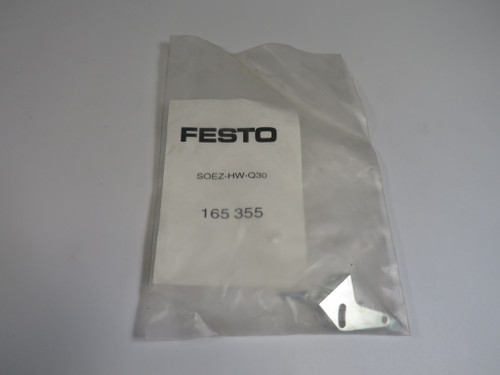 Festo 165355 SOEZ-HW-030 Mounting Bracket for Optoelectric Sensor ! NWB !