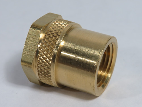 Dixon 5011208C Female Garden Hose x Pipe Fitting 3/4" GHT x 1/2" NPT NOP