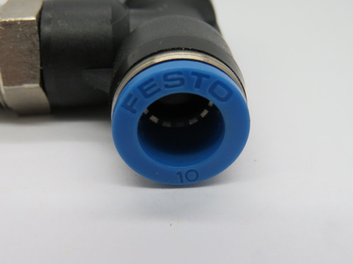 Festo QST-3/8-10 153113 Push-In T-Fitting R3/8" x 10mm Tubing OD NOP