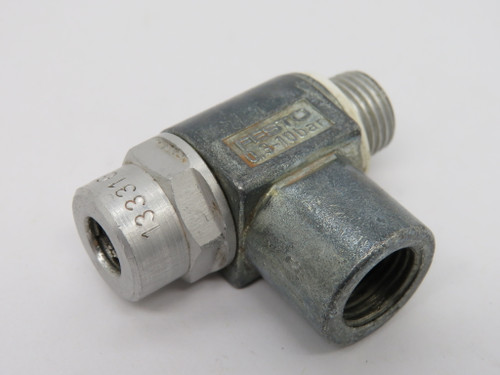 Festo 13331 GRLA-1/4 Flow Control Valve 1/4" USED