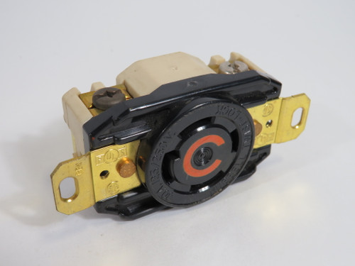 Hubbell HBL2710 Twist-Lock Receptacle 30A 125/250V 4W 3P USED