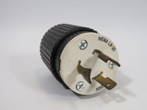 Bryant 70620NP Twist-Lock Plug 20A 250V 3W 2P USED