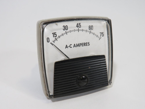 Yokogawa 250-240-LSPB New Big Look AC Ammeter 0-75A USED