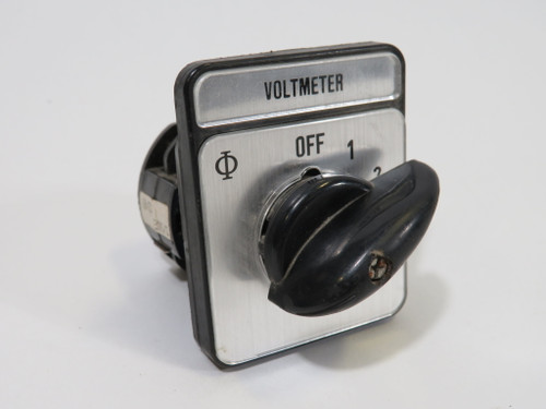 Kraus & Naimer B9-A004 Voltmeter Switch 4-Position USED