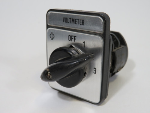 Kraus & Naimer B9-A004 Voltmeter Switch 4-Position USED