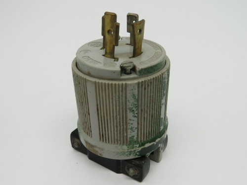 Arrow-Hart 6402 Locking Plug 20A 125/250V 4W 3P COSMETIC DAMAGE/PAINT USED