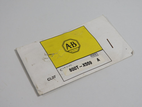 Allen-Bradley 800T-X559 Series A Legend Plate ! NWB !