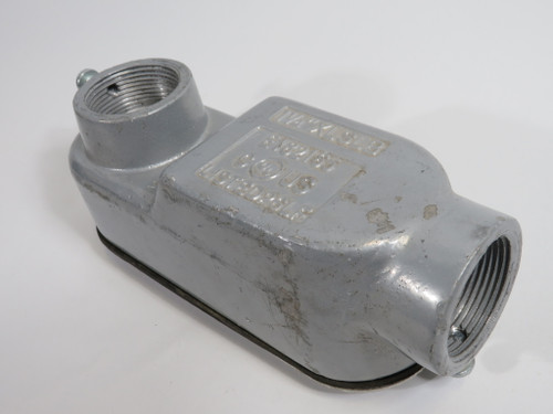 Rab XLSLB-75-CG Conduit Body 1-1/4" Set Screw/Threaded SHELF WEAR USED