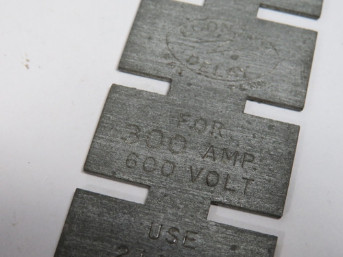 Economy ELS-300 Replacement Fuse Link 300A 600V Shelf Wear Lot of 2 ! NOP !