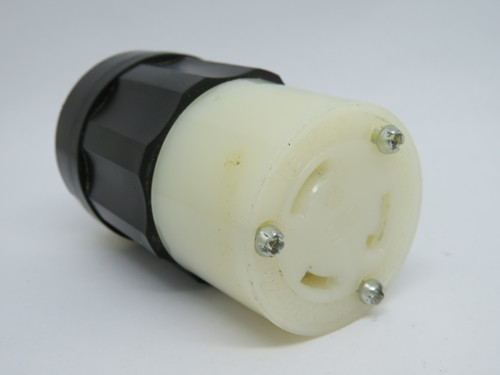 Leviton 2613 Locking Connector 30A 125V 3-Wire 2-Pole NEMA L5-30R USED