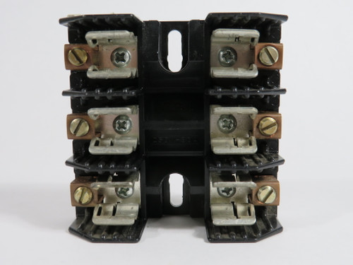 Bussmann H25030-3CO Class H Fuse Holder 30A 250V 3-Pole USED