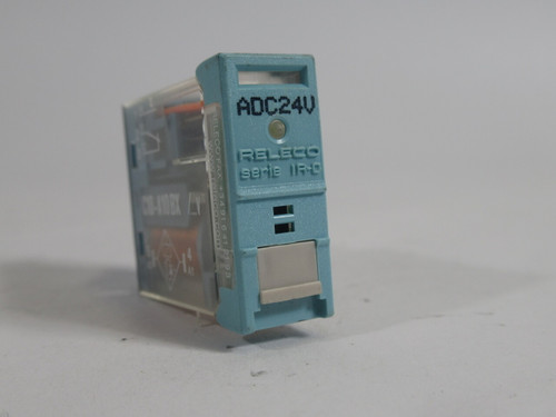 Releco C10-A10BX/ADC24V Relay 24VAC 10/6A 250V, 13A 30VDC/250VAC USED