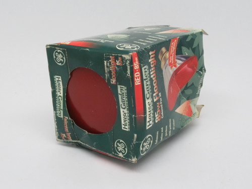General Electric 13472 Floodlight Coloured Red 85W 120V ! NEW !
