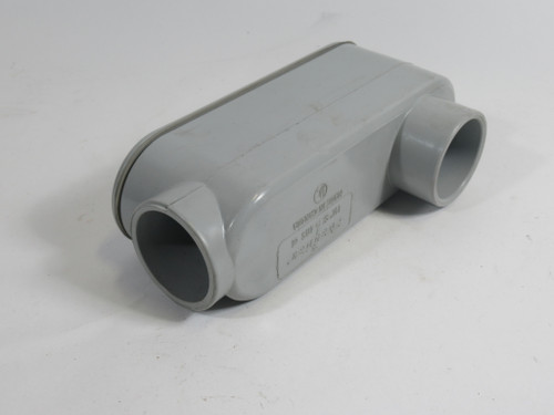 Scepter SLB40S Conduit Body 1-1/4" W/ Cover *Missing Screw* USED