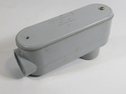 Scepter SLB40S Conduit Body 1-1/4" W/ Cover *Missing Screw* USED