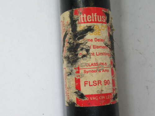 Littelfuse FLSR90 Slo-Blo Fuse Class RK5 90A 600VAC 300VDC USED
