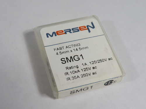Mersen SMG1 Fast-Acting Glass Fuse 1A 250V 5-Pack NEW