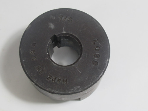 Generic L099 Jaw Coupling Hub 7/8"Bore 2-1/2"OD 1-1/16"LTB USED