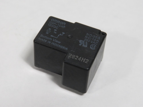 Omron G8P-1C4P PCB Power Relay 12VDC 20A NO 10A NC 5-Pin USED