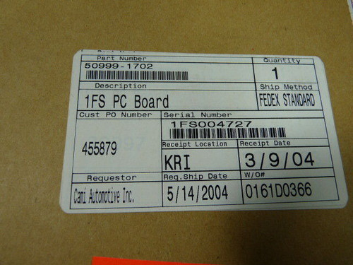 Kawasaki 50999-1702 PLC Board 1FS Assembly ! NEW !