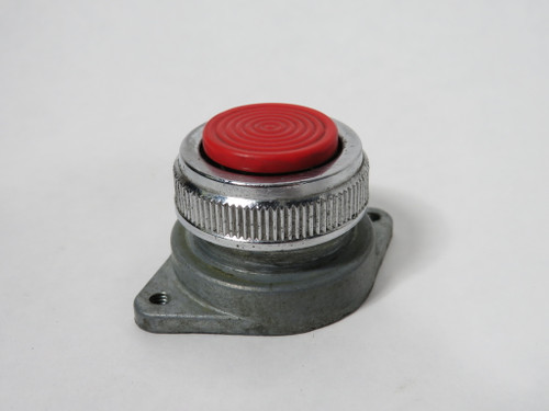 General Electric CR2940WA200C Heavy Duty Oil-Tight Push Button Red Cap USED