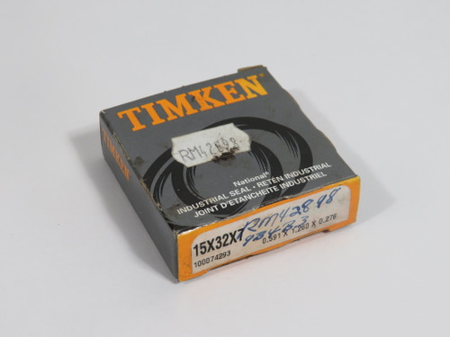 Timken 15X32X7 Oil Seal 15mm ID 32mm OD 7mm W NEW
