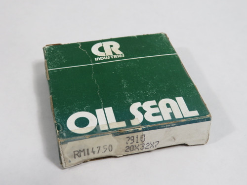Chicago Rawhide 7910 Oil Seal 20mm ID 32mm OD 7mm W SHELF WEAR NEW
