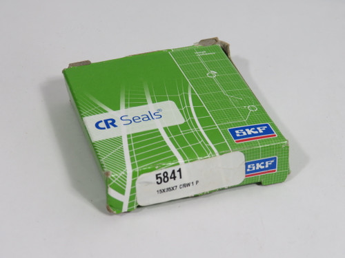 SKF CR Seals 5841 Oil Seal 15mm ID 35mm OD 7mm W BOX DAMAGE NEW