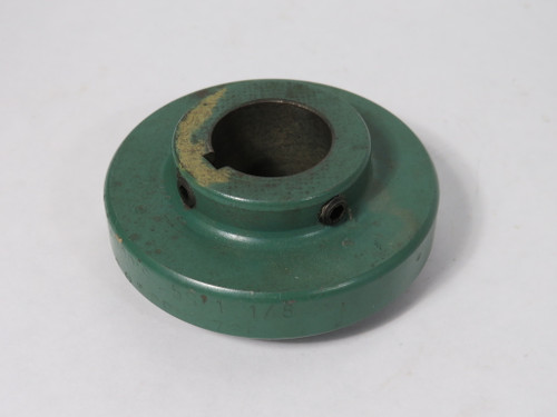 TB Wood's 5S118 5SX1-1/8 Sleeve Coupling Flange 1-1/8" Bore 3-1/4" OD USED