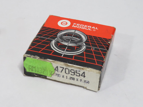 National Federal Mogul 470954 Oil Seal 1.250" OD 0.750" ID 0.250" W BOX DMG NEW