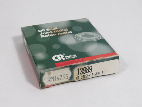 Chicago Rawhide 13989 Nitrile Oil Seal 35mm ID 52mm OD 10mm W NEW