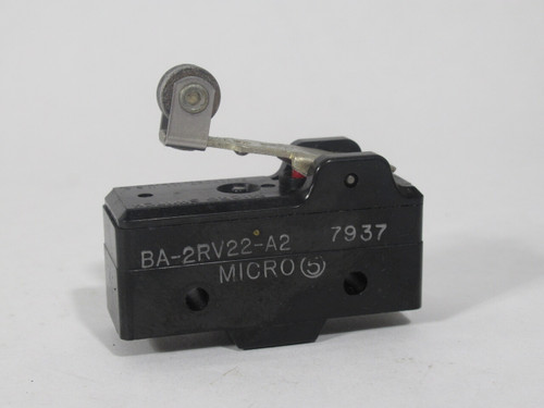Microswitch BA-2RV22-A2 Snap Action Limit Switch 20A@125/250/480V NO SCREWS USED