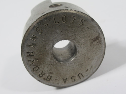 Browning L075X1/2 Jaw Coupling Hub 1/2" Plain Bore 1-3/4" Hub D 0.813" LTB USED