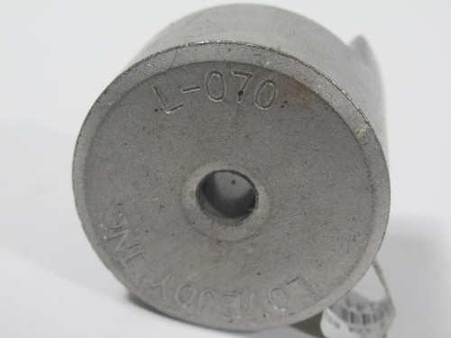 Lovejoy L070 HUB 1/4 RSB N/LBL Jaw Coupling Hub 1/4" Plain Bore 1.36" OD NOP