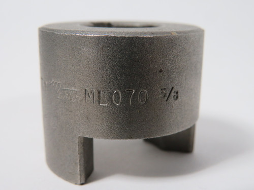 Martin ML070 5/8 Jaw Coupling Hub 5/8" Bore 1-3/8" Hub D 3/4" LTB SHELF WEAR NOP