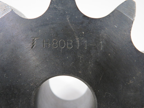 Tsubaki H80B11-1 Roller Chain Sprocket 1"Bore 11T 80Chain 1"Pitch SHELF WEAR NOP
