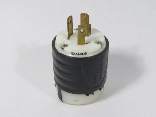 Pass & Seymour Legrand S2348DF Twist-Lock Plug 14A 120-480V 3W 2P USED