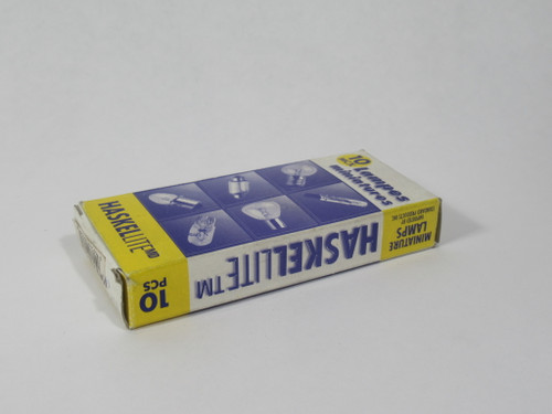 Haskellite 130 Miniature Incandescent Bulb 6.3V 0.15A Lot of 9 NEW