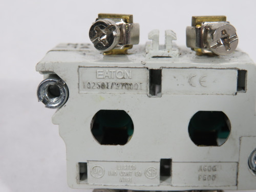 Eaton 10250T2 Series D2 Push Button Contact Block 2NO 690V 10A USED