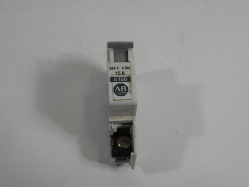 Allen-Bradley 1492-CB1-G150 Series A Circuit Breaker 277VAC 65VDC 15A USED