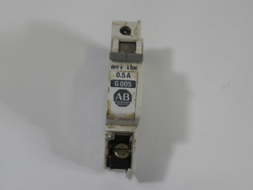 Allen-Bradley 1492-CB1-G005 Series A Circuit Breaker 0.5A 277VAC USED