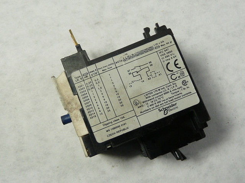 Telemecanique Square D LR2-K0305 Bimetallic Overload Relay 0.54-0.8A 575VAC USED