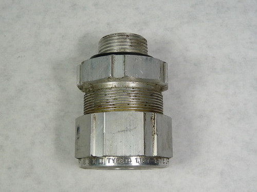 Crouse-Hinds TECK100-7 Watertight Steel Connector 1" 1.187 - 1.375 USED