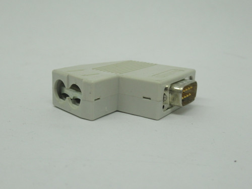 Wago 750-960 Fieldbus Connector w/ 9-Pole Male D-Sub 5mA 4.75-5.25VDC USED