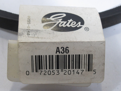 Gates A36 Hi-Power II V Belt 38"L 0.5"W 0.31"T ! NEW !